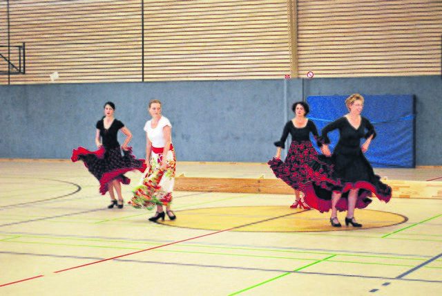 Der MTV Tostedt begeisterte mit verschiedenen Tanzeinlagen, hier eine Flamenco-Gruppe