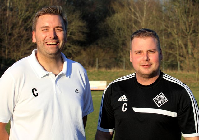 Mit dem Trainer-Duo Denis Lewandowski (li.) und Daniel Fohsack nahm sportliche Entwicklung des VfL rasant Fahrt auf