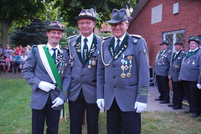 Ordenträger (v. li.): Thomas Wagner, Andreas Eggers und Thomas Reimers