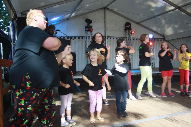 Die  "Ministeps" begeisterten die Besucher