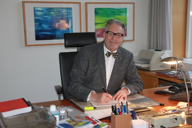 Zufrieden mit der vorläufigen Bilanz der Urlaubssaison 2014: Egon Ahrens, Tourismus-Chef der Stadt Stade