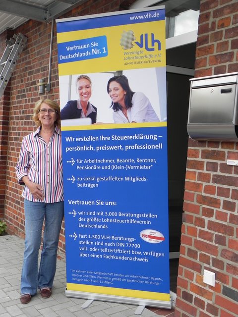 Else Behrens zieht mit dem Lohnsteuerhilfeverein ins neue Geschäftshaus ein | Foto: Udo Dingfeld