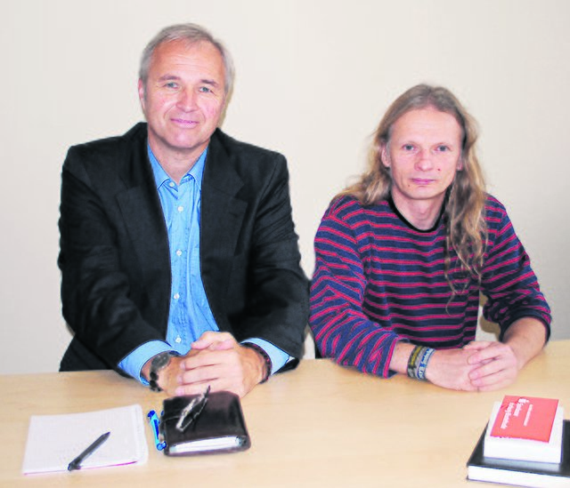 Haben sich auch beworben: Jens-Peter Oertzen (li.) und Thomas Mogilowski von "MOB-Events"