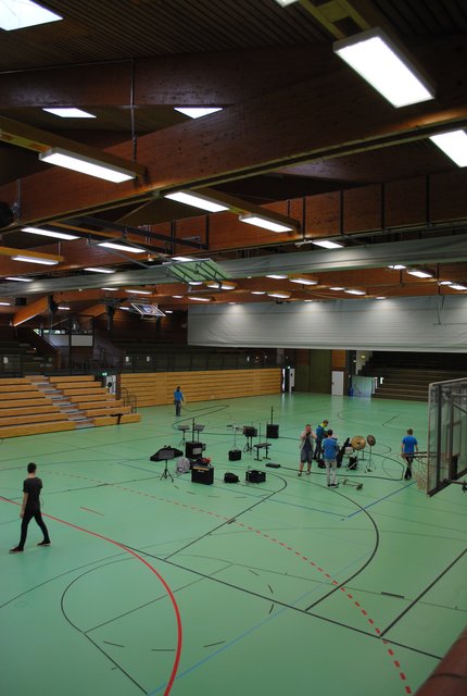 Dank eines neuen Lichtkonzepts ist die Halle jetzt optimal ausgeleuchtet