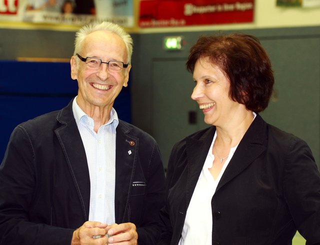 Gemeinsam stark: BW-Vereins-Chef Arno Reglitzky und SG-Managerin Ilona Heinzelmann