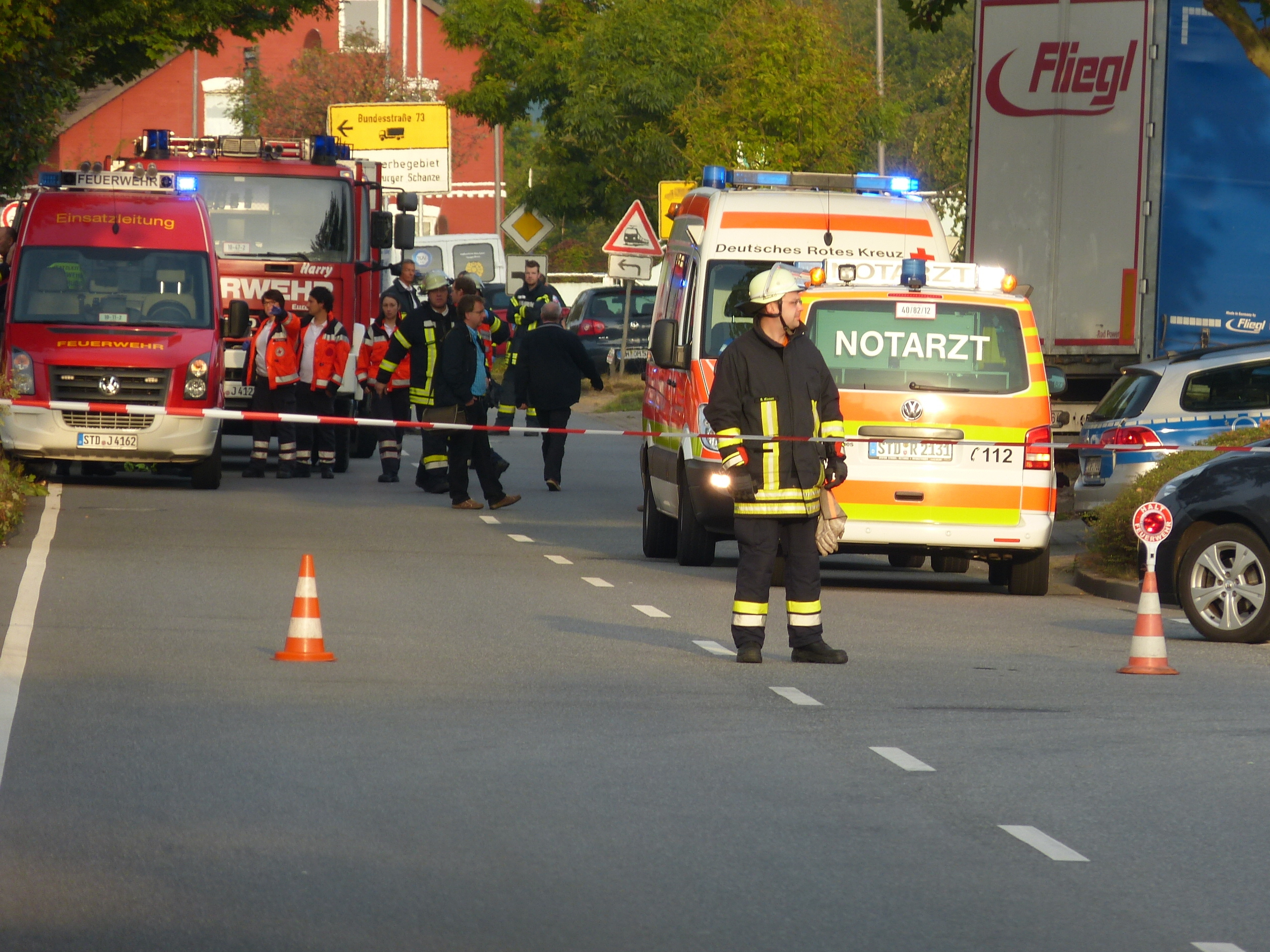 Im "Alten Postweg" ereignete sich der tödliche Unfall