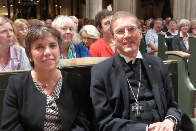 Reformationsbotschafterin Margot Käßmann und Hans Christian Brandy | Foto: Sonja Domröse