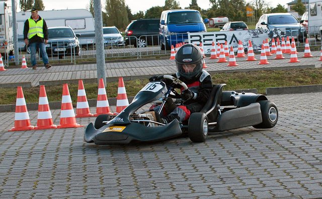 ... und im Kart auf der Rennstrecke | Foto: AC Buchholzer Heidering