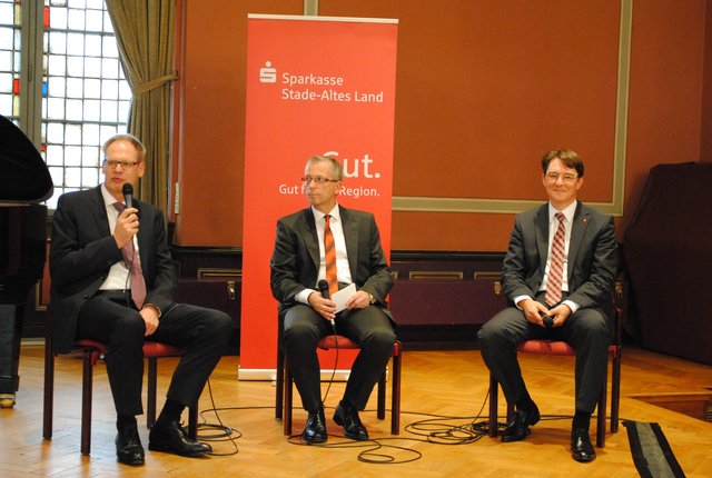 Plauderstunde mit dem neuen Vorstand: Wolfgang Schult (li.) und Michael Senf (re.)