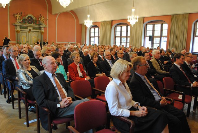 Der Königsmarcksaal im Stader Rathaus war zur Feierstunde gut gefüllt