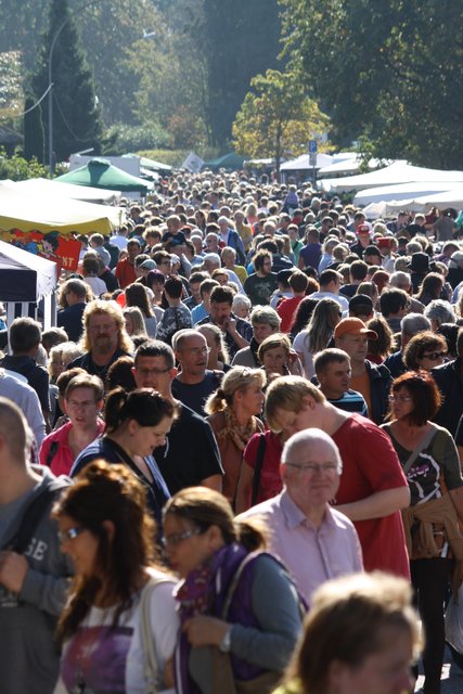 Dicht an dicht schlängelten sich am Samstag die Besucher durch Tostedt