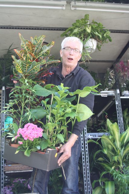 Die Pflanzen von Horst Kretschmann kamen gut an