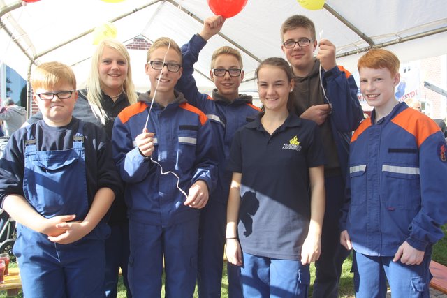 Die Mitglieder der Jugendfeuerwehr der Samtgemeinde Tostedt waren auch im Einsatz