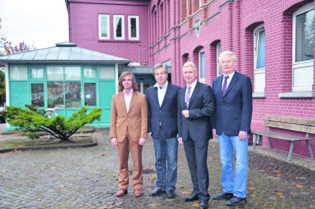 Wollen die Zukunft des Gesundheitsstandortes Salzhausen sichern (v. li.): Hermann-Gregor Haunerland, Norbert Böttcher, Rainer Rempe und Dr. Heiner Austrup