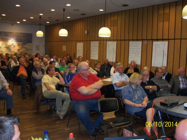 Besucherandrang am Info-Abend im Dorfgemeinschaftshaus