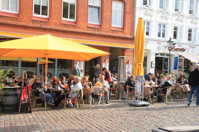 Außengastronomie am Fischmarkt
