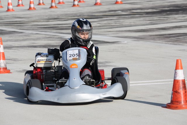 Kart-Ass: Erik Schnieber in Aktion