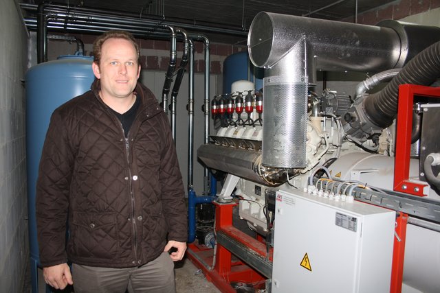 Das Herzstück der Anlage der Generator