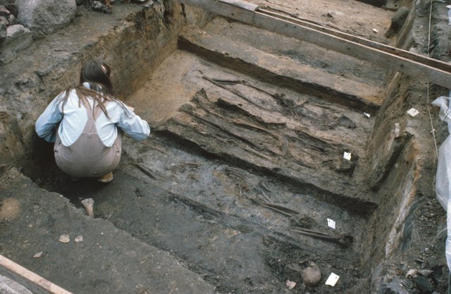 Die Gräber wurden in 1980er Jahren freigelegt | Foto: Landkreis Stade