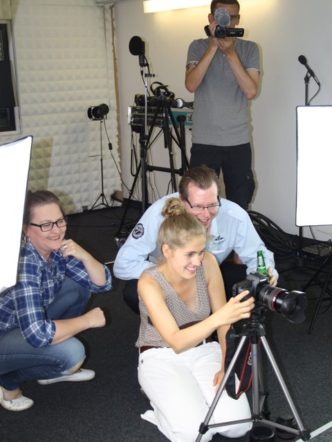 Fotoshooting: Katarina Bodmann in Aktion