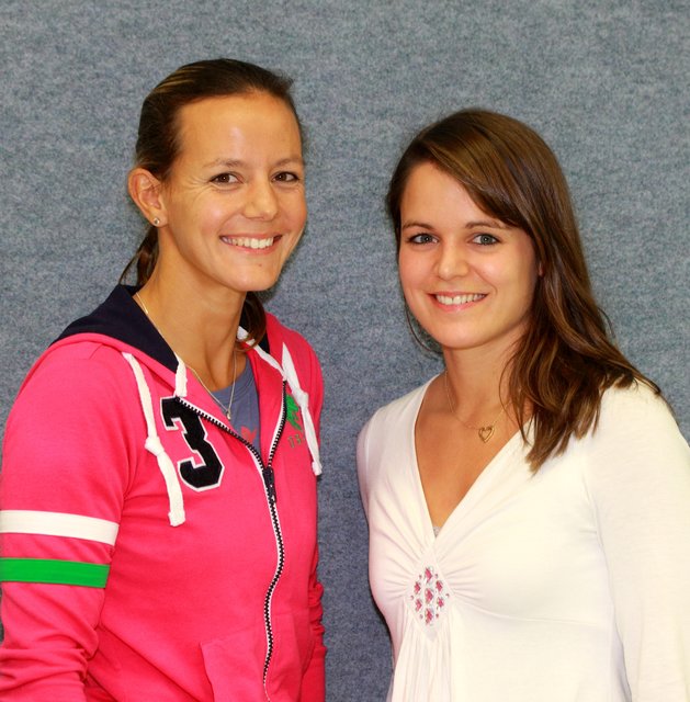 Sandra Meyer (li.) und Gianina Niemann vom Turnkreis