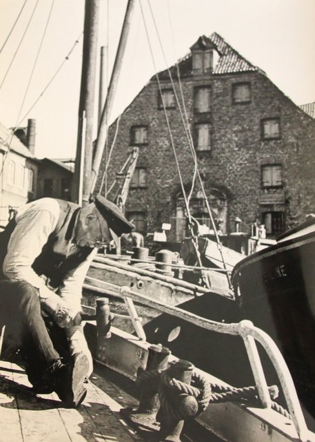 "Schipper" am alten Stader Hafen (1945) | Foto: Viktor Rihsé und Sonja Rihsé-Menck/Stadtarchiv Stade