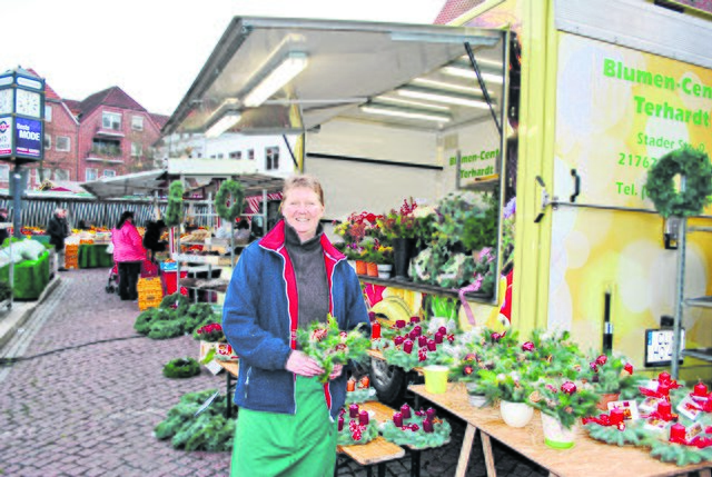 Heike Ohngemach, Inhaberin des Gartencenters "Terhardt" in Otterndorf, kommt immer gerne nach Stade