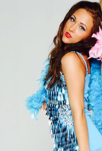 Danika Wist als "blauer Engel" | Foto: Frank Waberseck