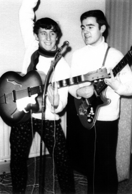 The Mushrooms 1966: Pauli Schnur (li.) und Horst Penz, die Gründungsmitglieder der Band | Foto: The Mushrooms