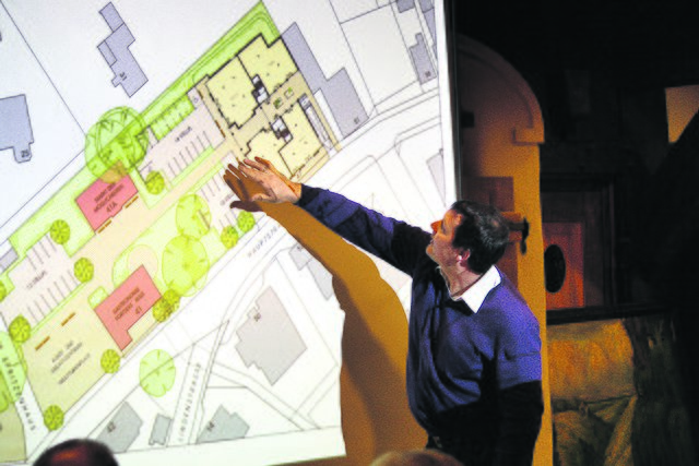 Investor Steffen Lücking stellt sein Konzept vor