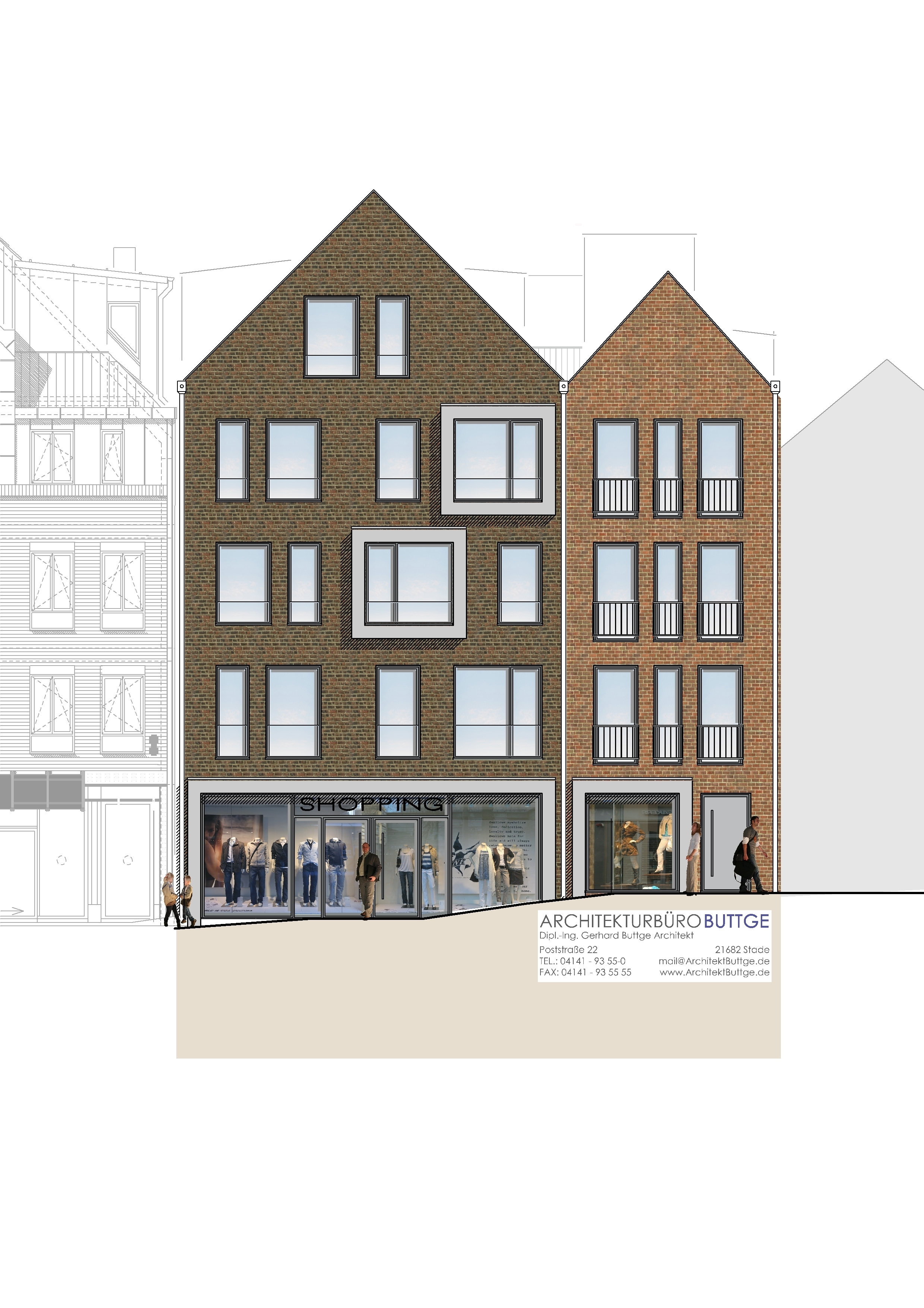 Die Architekt muss seine Entwürfe für den Neubau möglicherweise überarbeiten