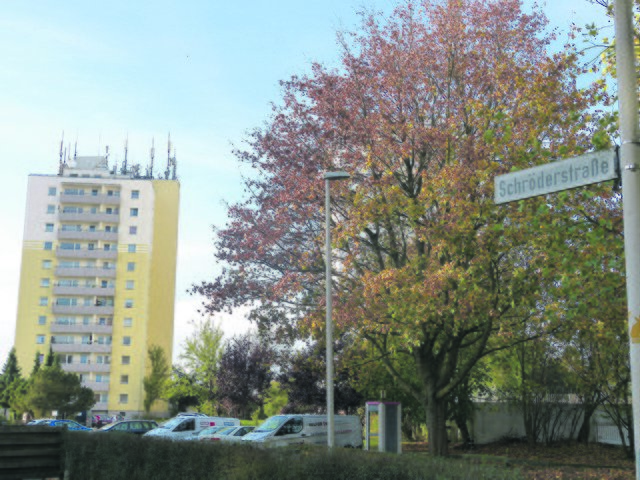 In diesem Hochhaus an der Schröderstraße ereignete sich die Bluttat