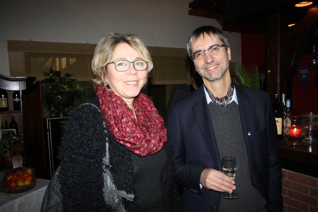 Frank Parbst, Vorsitzender des Vereins Postkutsche Lüneburger Heide, mit Ehefrau Andrea