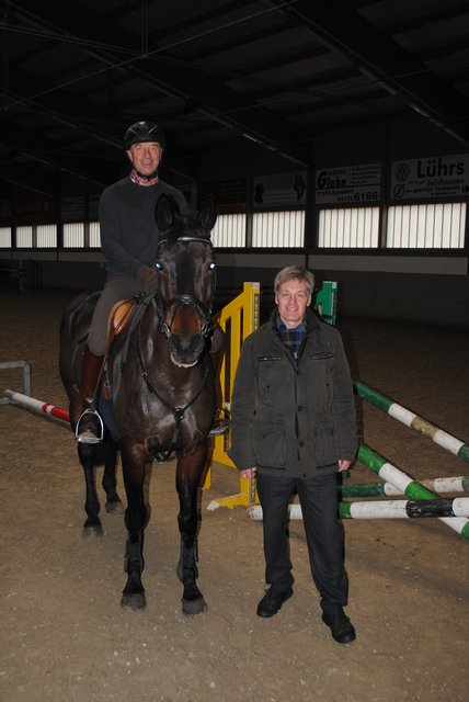 Würden sich über Olympia in Luhmühlen freuen: Vielseitigkeits-Bundestrainer Hans Melzer (li.) und Dr. Roland Wörner, Chef des Ausbildungszentrums