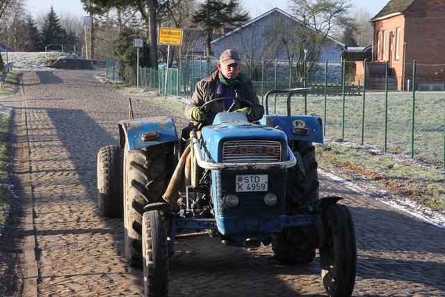 Johann Kotterbach auf dem Weg ins Feld
