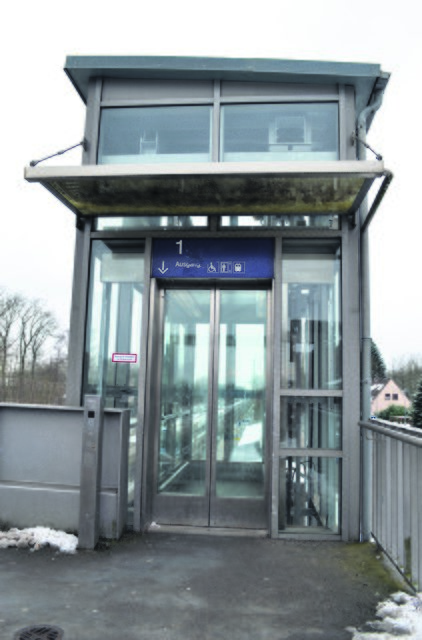 Häufig defekt: die Fahrstühle an den Bahnhöfen in Buchholz und Tostedt