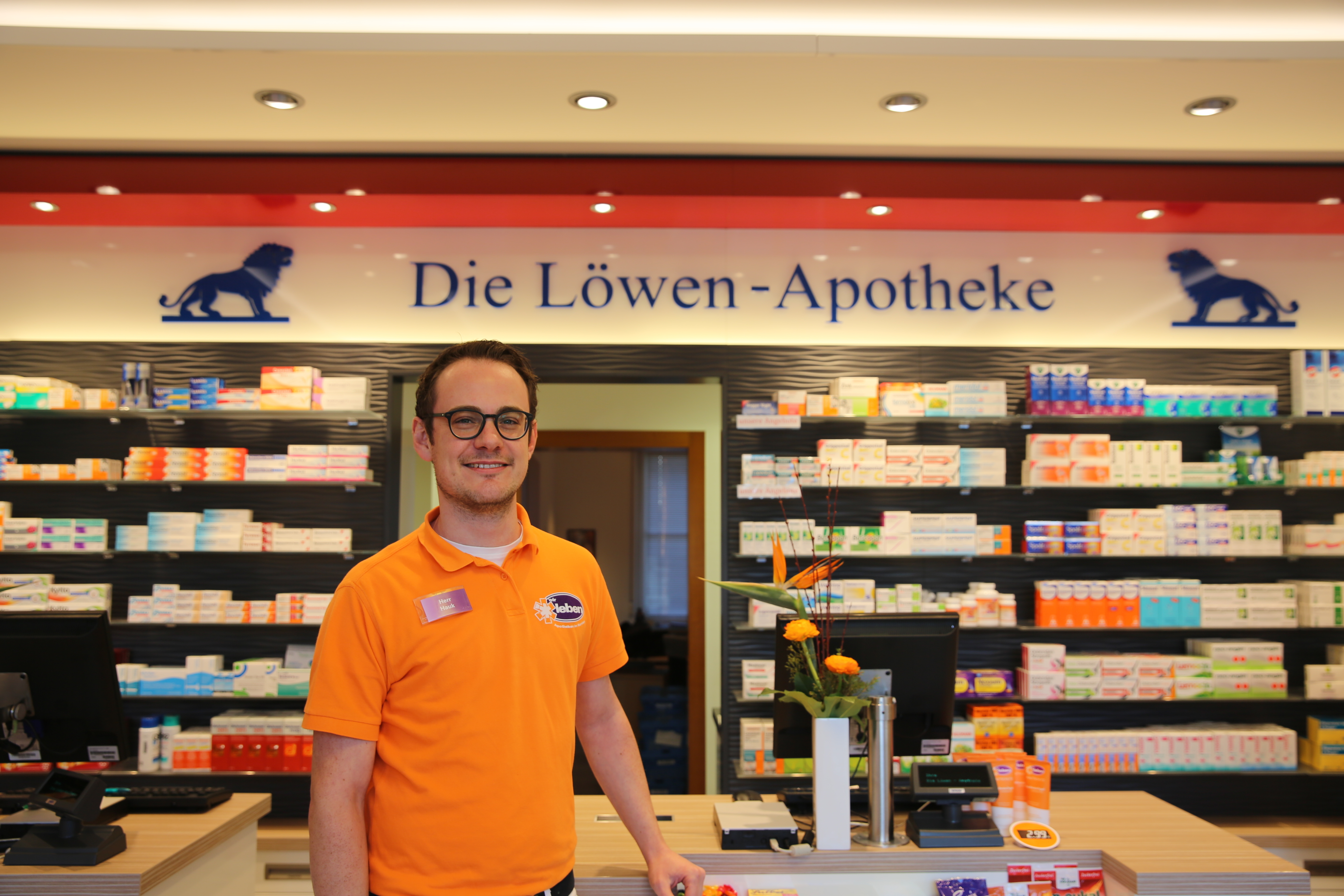 Florian Hauck ist Leiter der Löwen-Apotheke