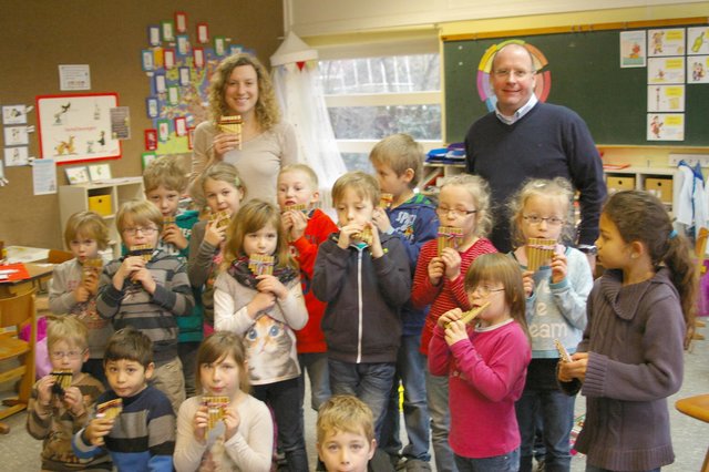 Exotische Panflöten-Klänge | Foto: Grundschule Himmelpforten