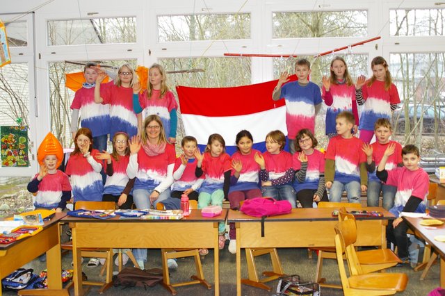 Diese Klasse befasste sich mit dem Thema Holland | Foto: Grundschule Himmelpforten