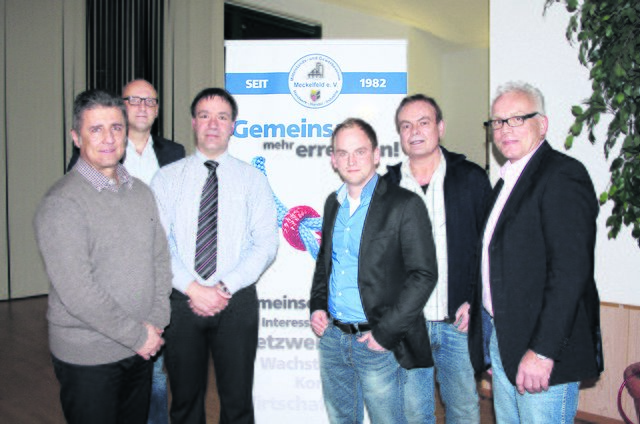 Der Vorstand des MGM (v. li.): Rainer Gaertner, Carsten Peters, Frank Hövelmann (Schriftführer), Marc Krüger, Oliver Intzen (Beisitzer) und Peter Arning