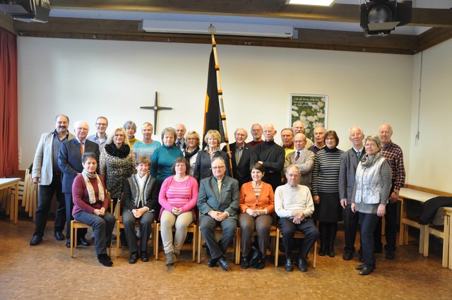 Die Mitglieder der Buchholzer Kolpingsfamilie bei einer Feier im vergangenen Jahr | Foto: Kolpingsfamilie St. Petrus