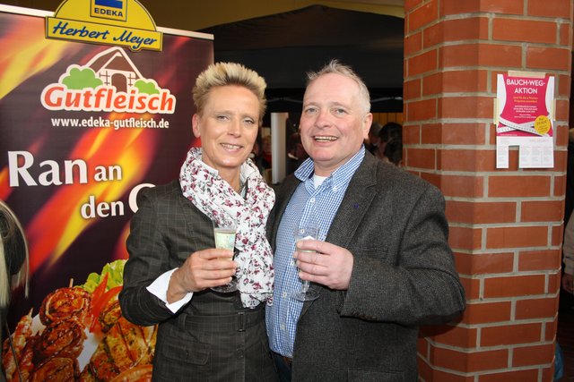 Edeka Inhaber Herbert Meyer mit Ehefrau Gesa