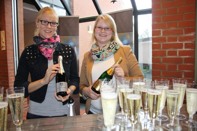 Anika und Malin Möller empfingen die Gäste