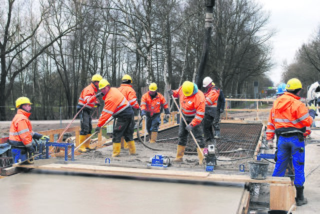 Vergangene Woche wurde der letzte Beton aufgebracht