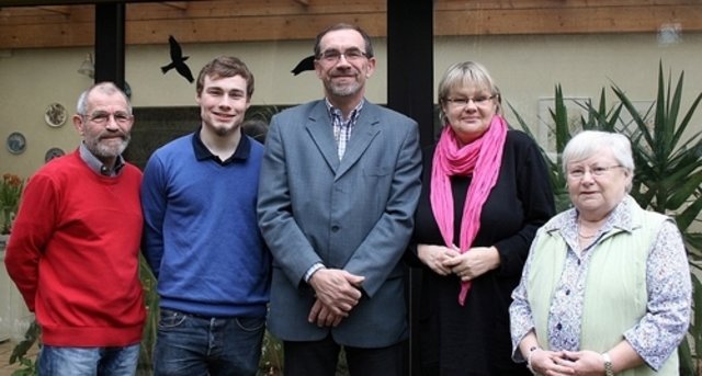 Der SPD-Vorstand (v. li.): Hans-Christian Nielsen, Johannes Nielsen, Andreas Blankenhorn-Reinking, Gunda Rohde und Ingrid Mamerow | Foto: Hans-Christian Nielsen