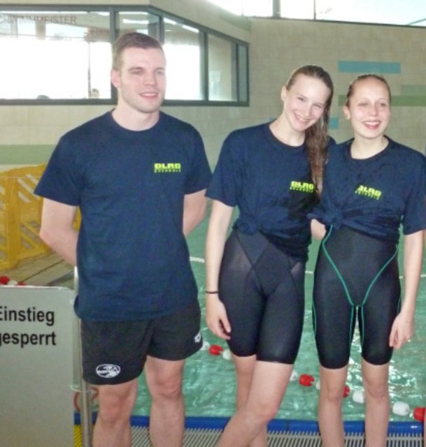 Hervorragend in Form: (v. re.) Lisanne Wittenberg, Sina Bertram und Max Frey