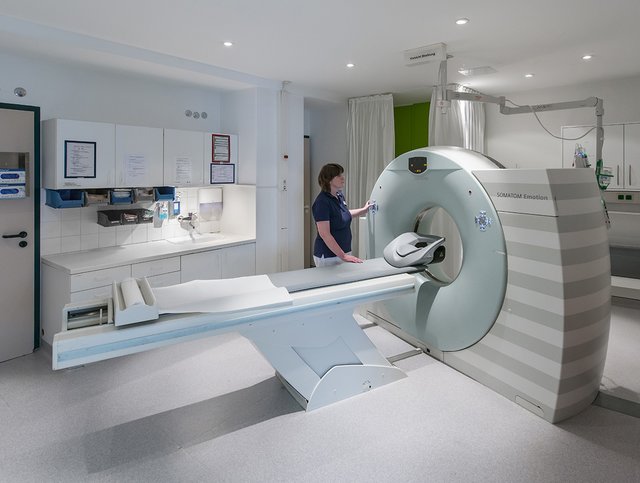 Modernste Technik: das Spiral-CT im MVZ Klinik Dr. Hancken Buxtehude | Foto: Klinik Dr. Hancken