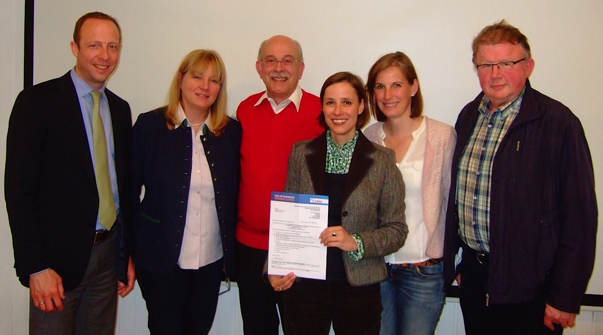 Unterzeichneten den Appell (v. li.): Dr. Björn Hoppenstedt, Andrea Röhrs, Jürgen Vogels, Dr. Cornell Babendererde, Sonja Bausch und Rudolf Meyer