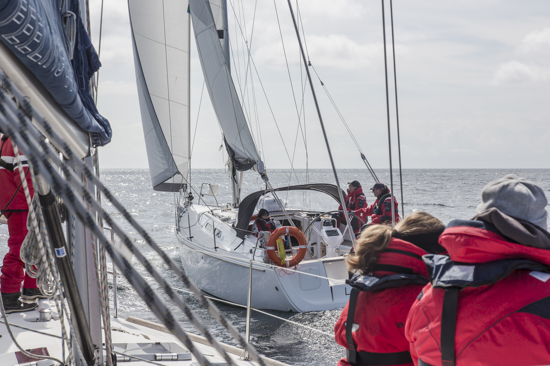Viel Wind hatten die Segler der SKB Buchholz nicht bei ihrer Ansegel-Regatta auf der Ostsee