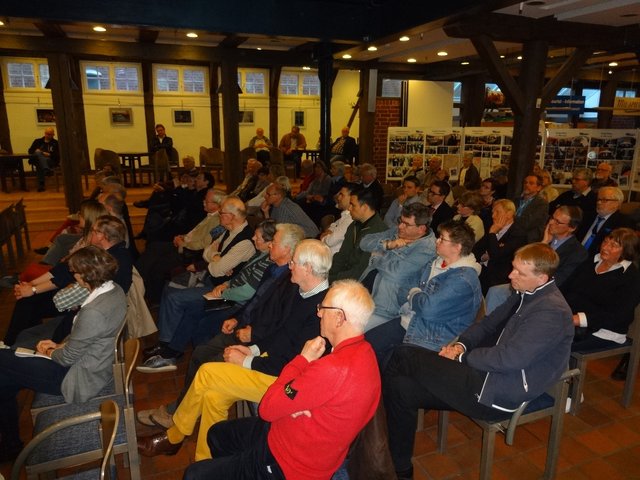 Das Interesse an der Präsentation war groß